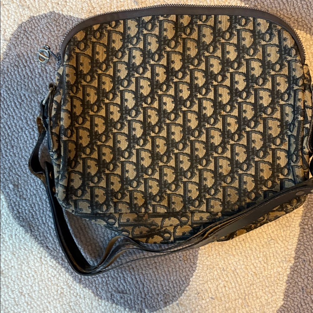 Vintage Dior Monogram Shoulder Bag - Picture 2 of 7